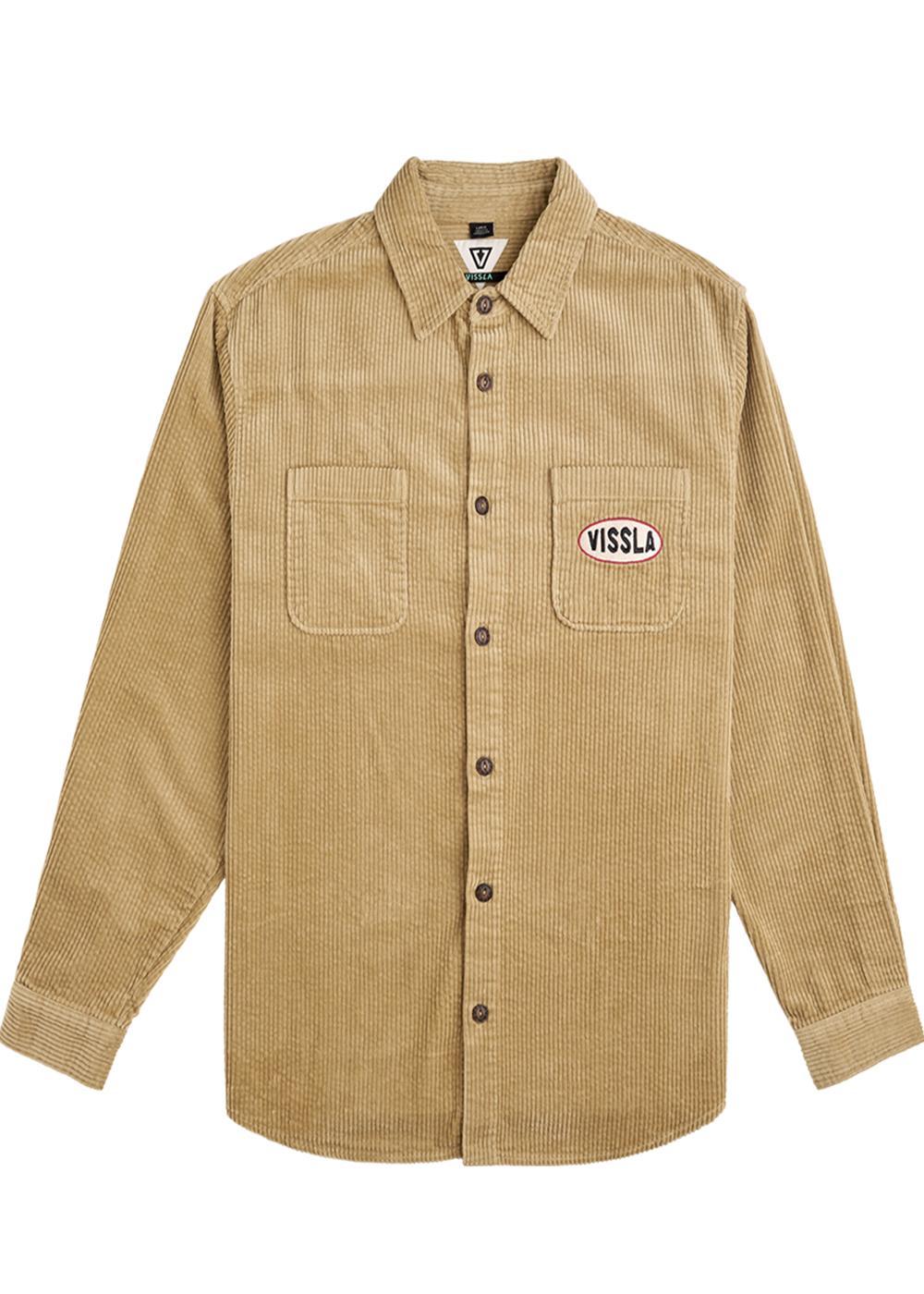 Vissla Blink Woven Shirt., light khaki