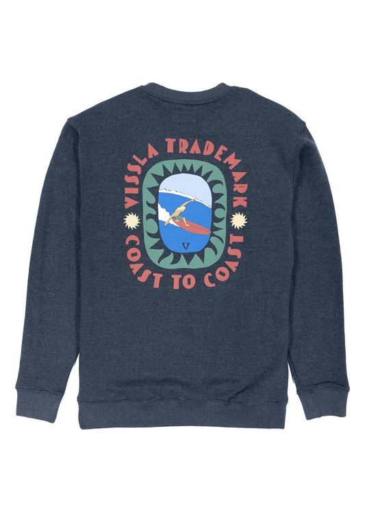Vissla Coastal Life Eco Fleece Crewneck