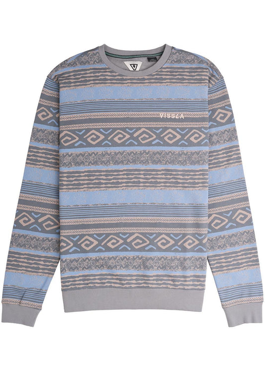 Vissla Marty Crew Neck Fleece - Steel