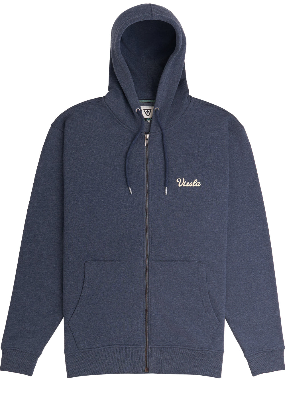 Vissla Coastal Zip Hoodie Fleece - Dark Naval Heather