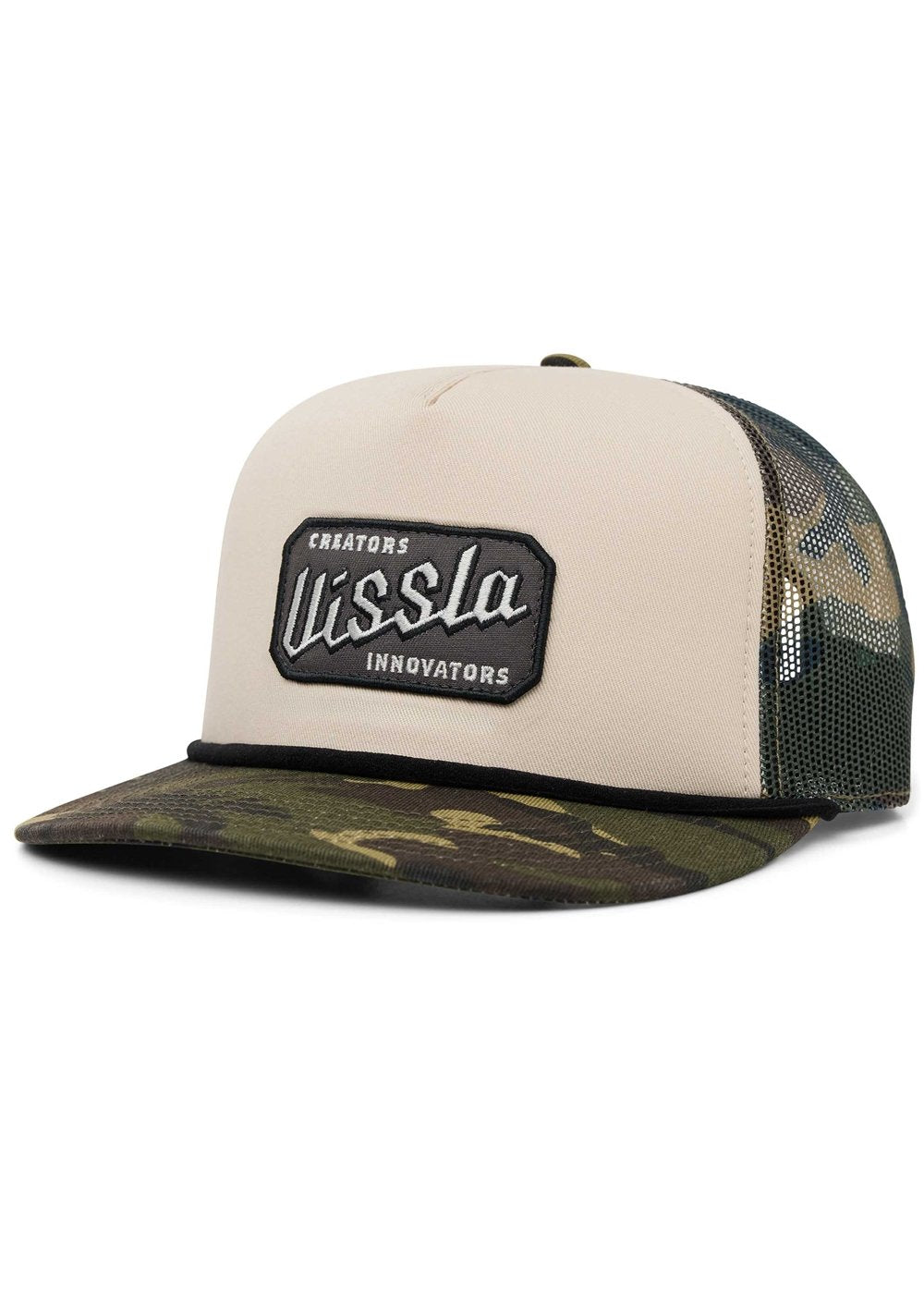 Vissla Garage Foam Trucker Hat in Retro Red