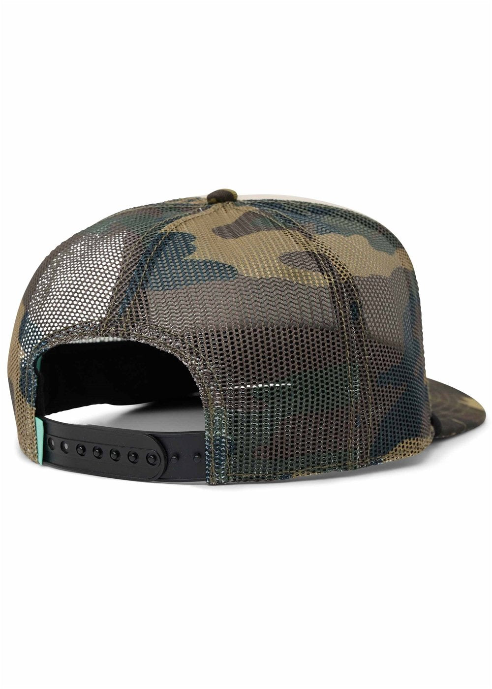 Vissla Garage Foam Trucker Hat in Camo, view 2