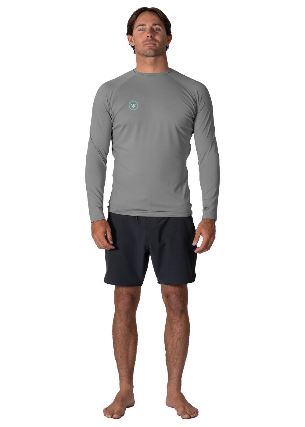 Long Sleeve Lycra Rash Guard - Grey – Love waves