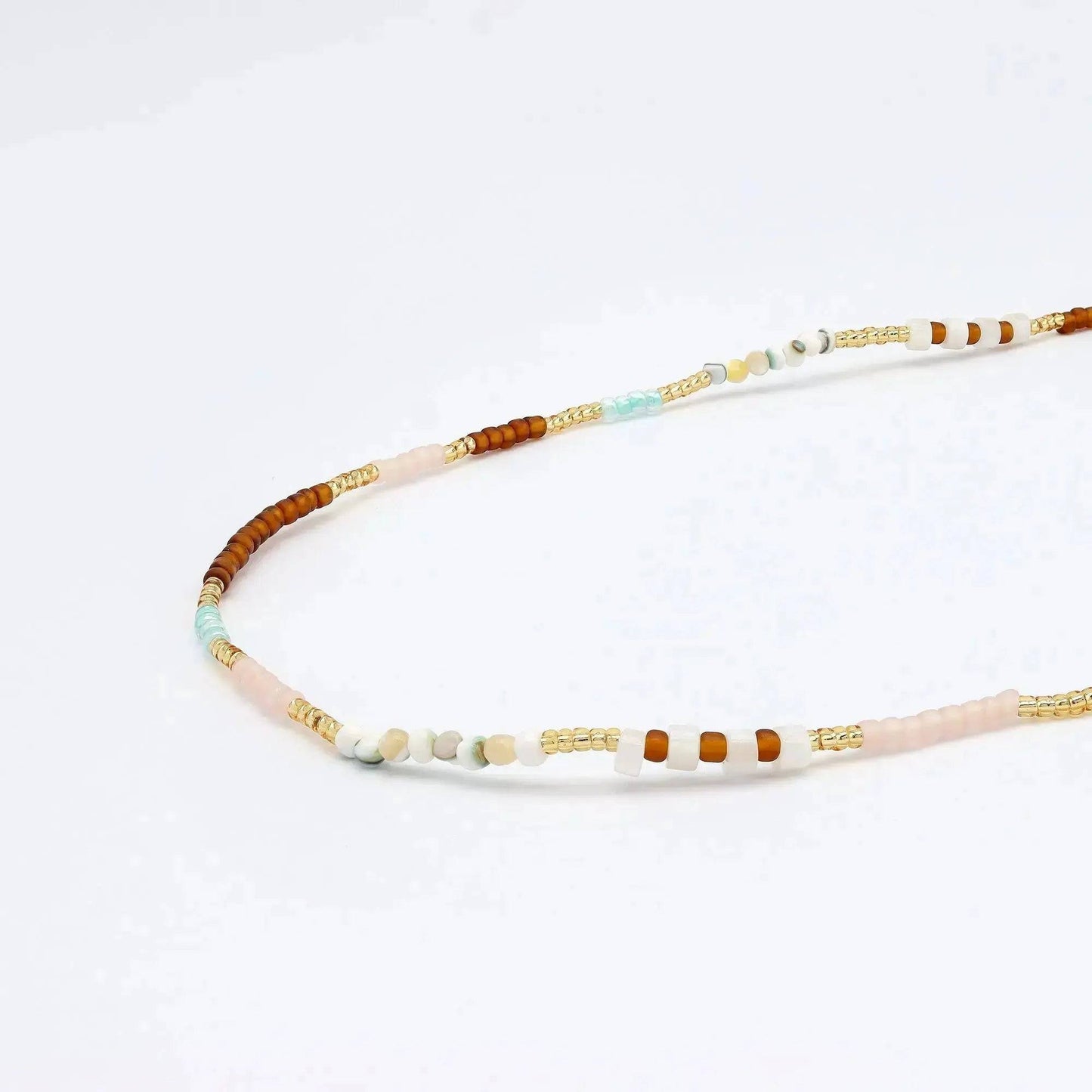 Alam Dainty Beaded Necklace for Everyday Wear