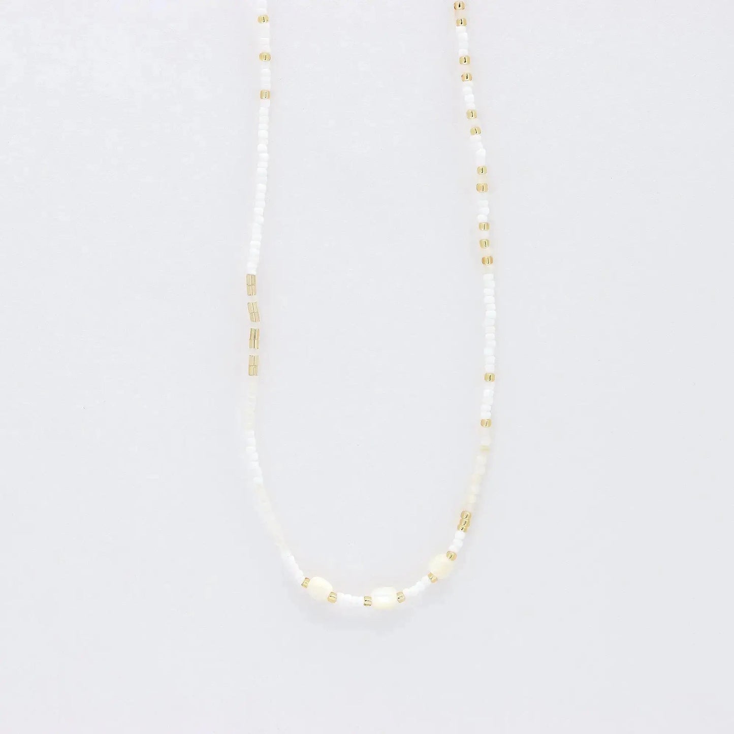 Pasir Mother of Pearl Beaded Necklace