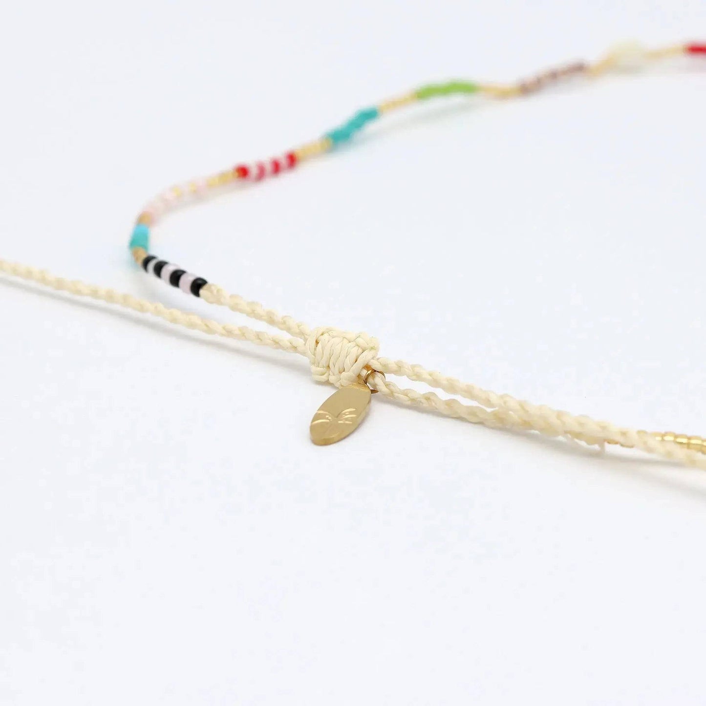 Unique Colourful Beaded Necklace by Pineapple Island