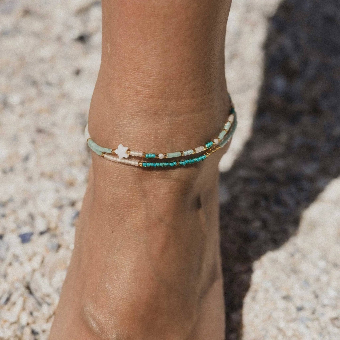 Stunning Bintang Laut Beaded Anklet for Any Occasion
