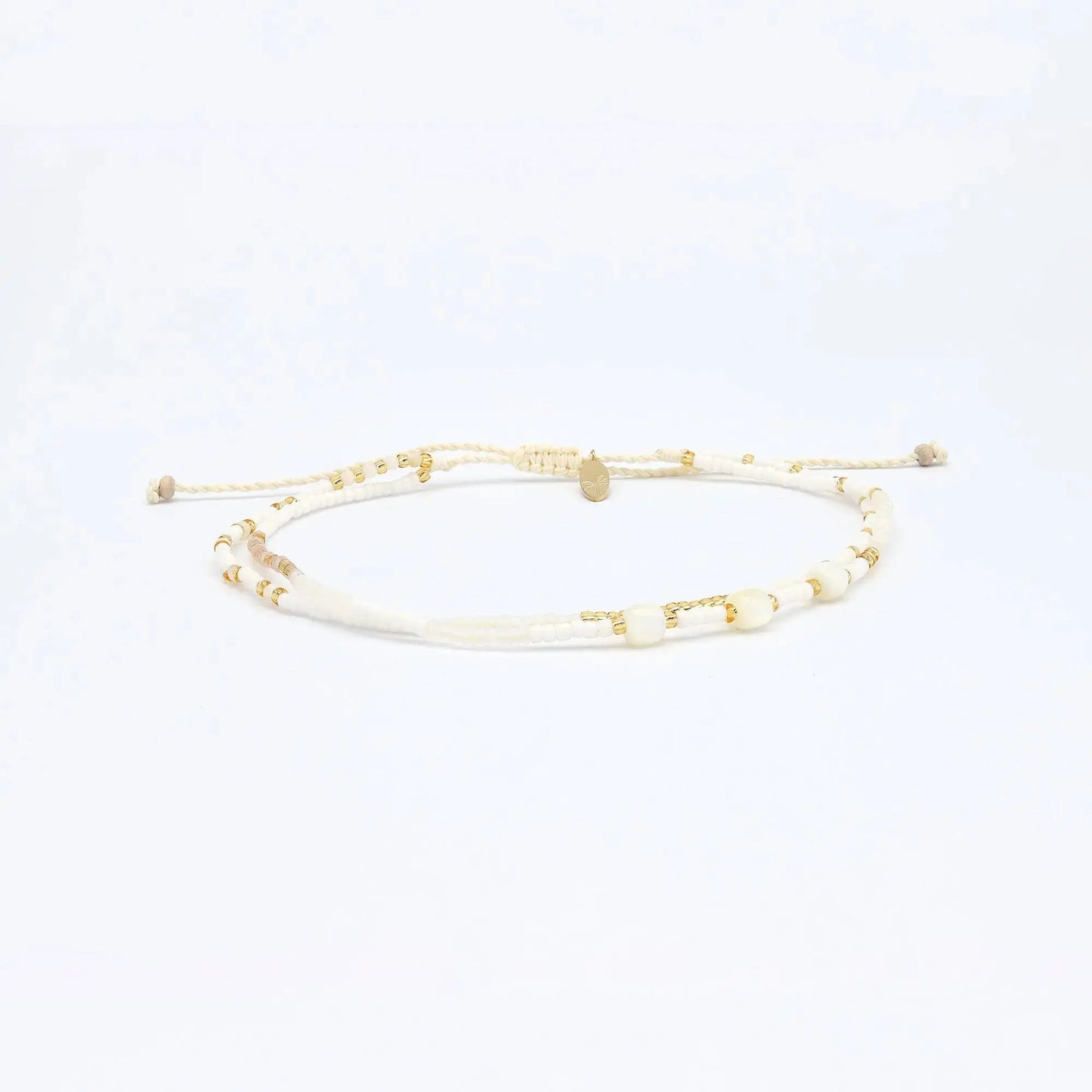 Pasir Mother of Pearl Beaded Anklet