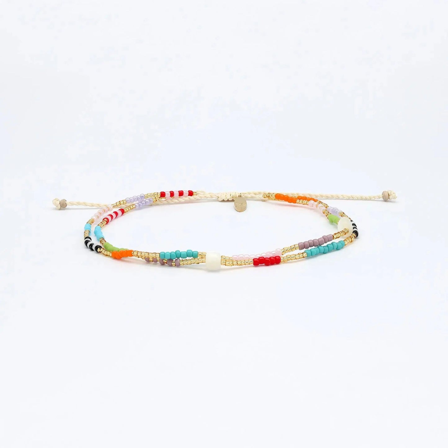 Berpesta Colourful Beaded Anklet