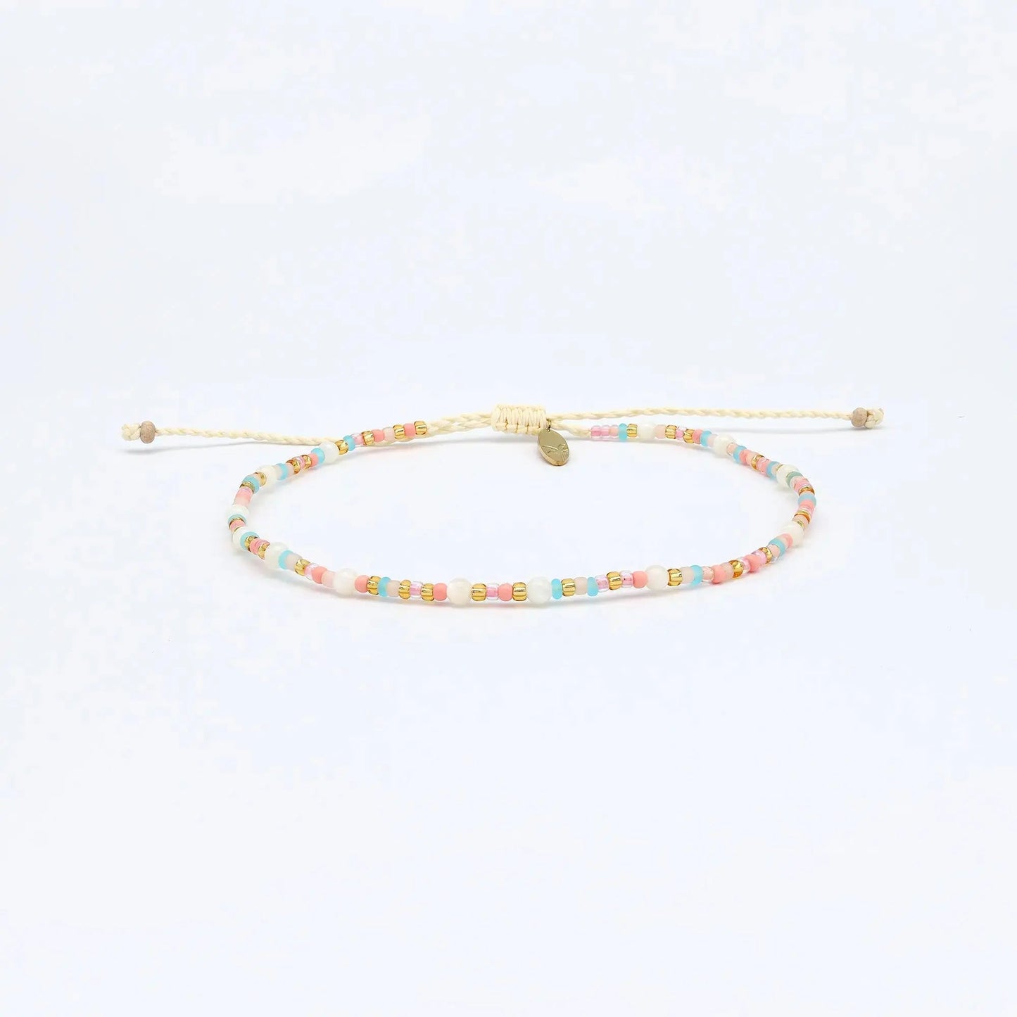 Surya Golden Beaded Anklet