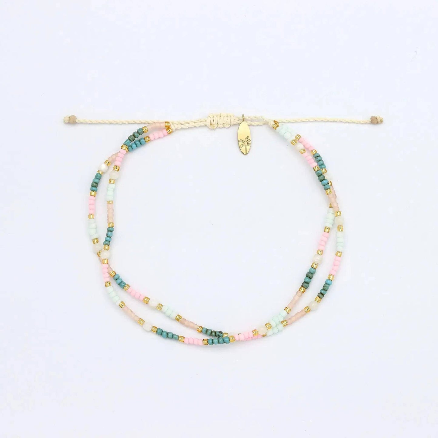 Kemboja Pastel Beaded Anklet