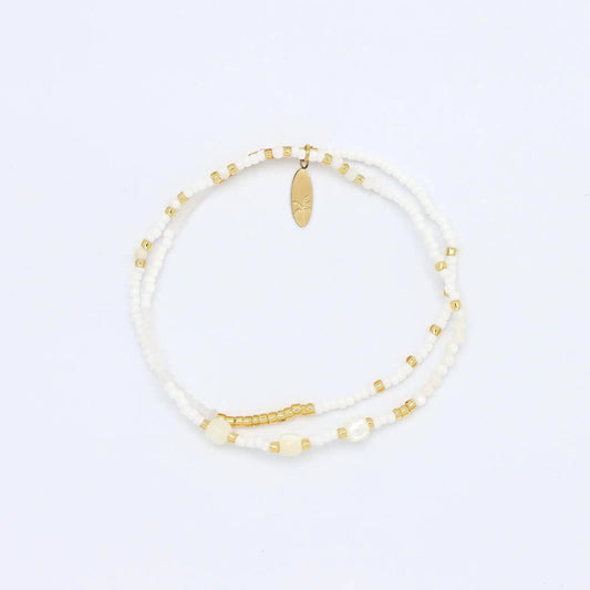 Pasir Mother of Pearl Beaded Bracelet