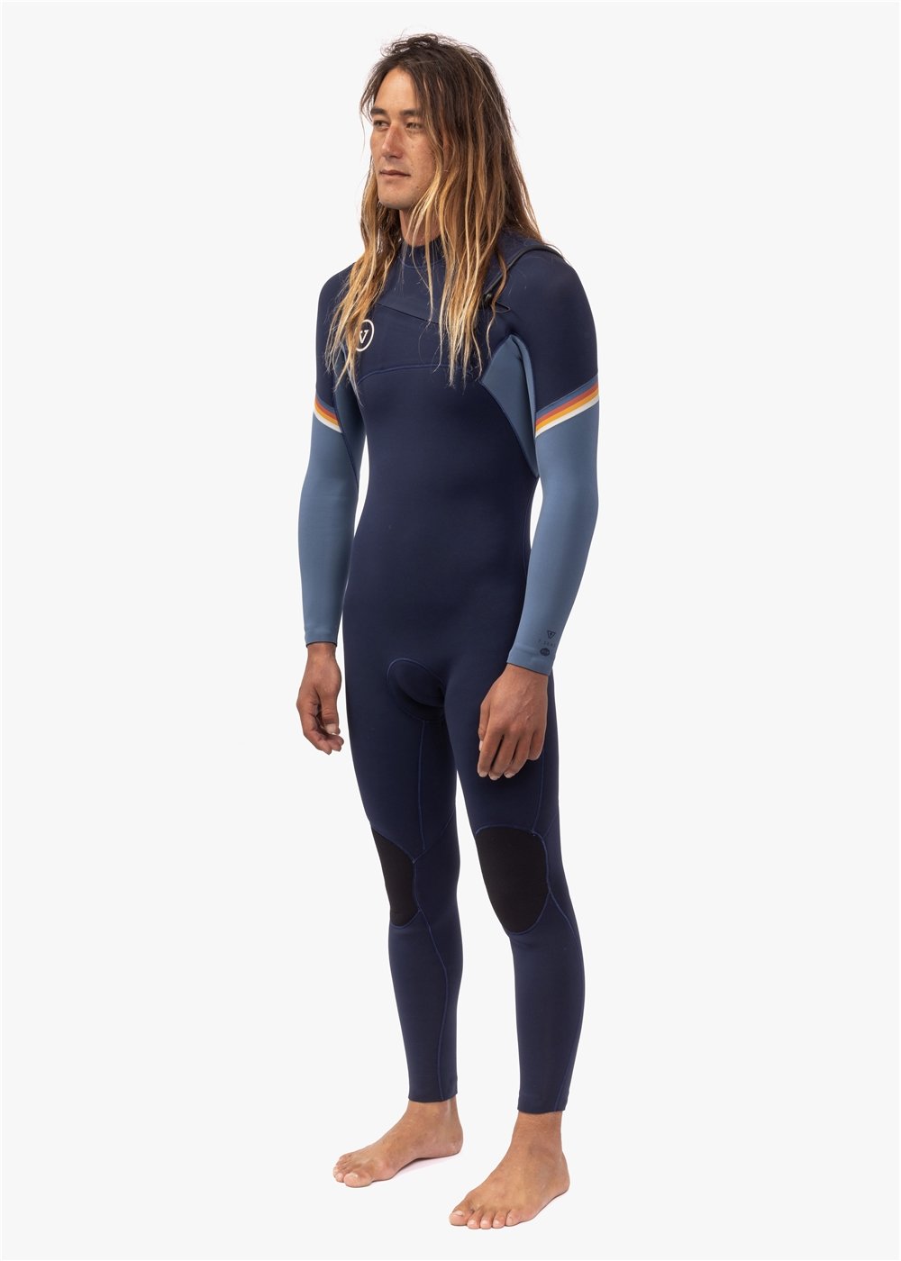 Vissla 7 Seas Raditude 3-2 Chest Zip Full Suit - dark navy