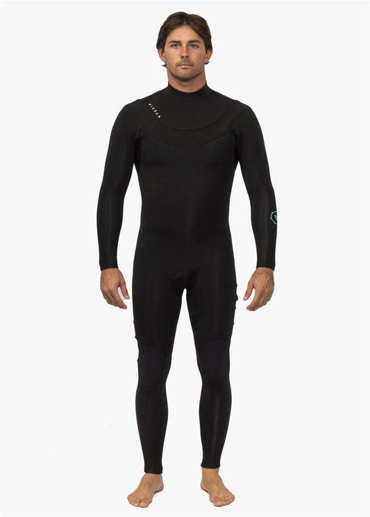 Vissla New Seas 3-2 V-Zip Wetsuit, BLK