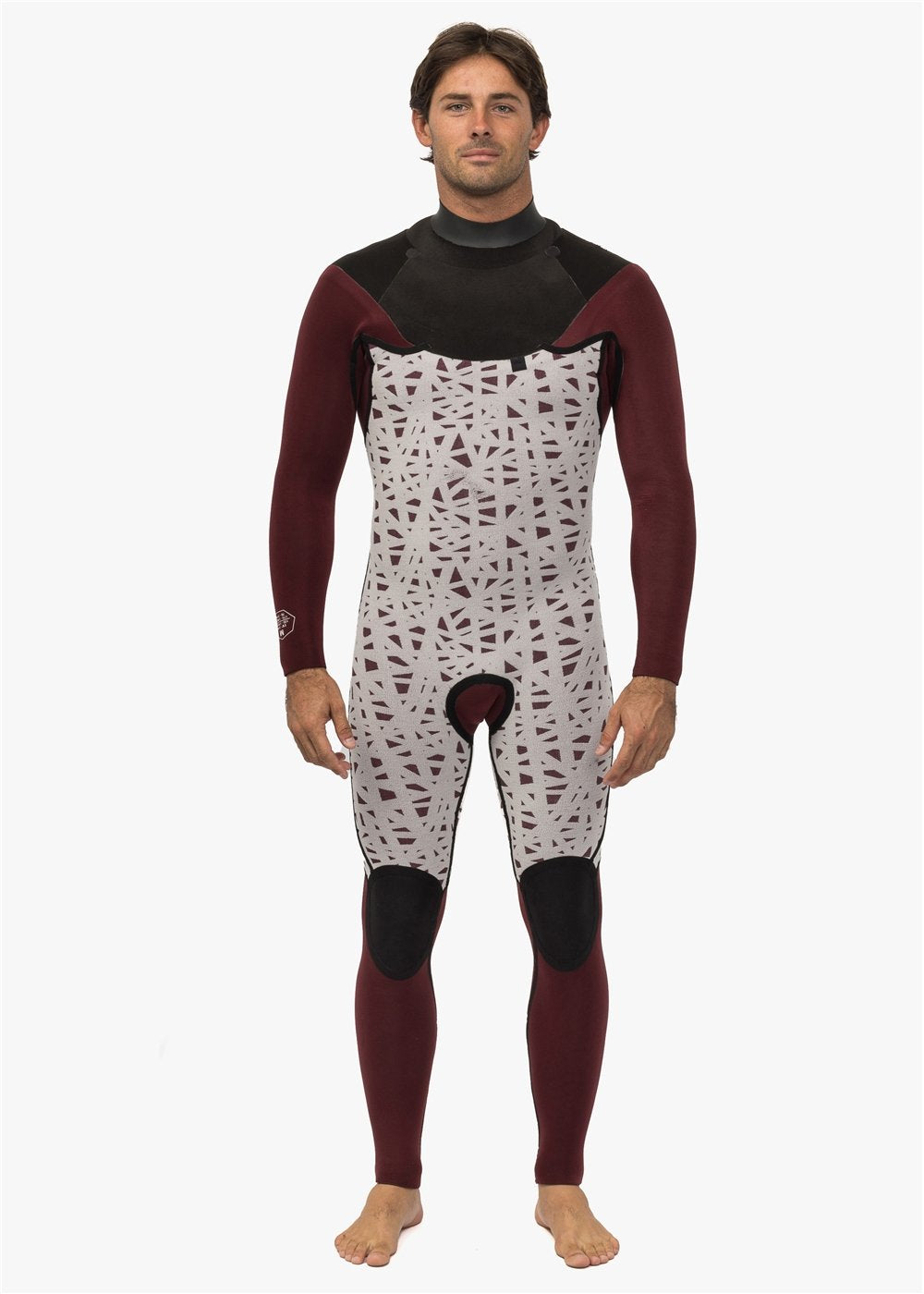 Vissla New Seas wetsuit inside view showing thermal lining design.