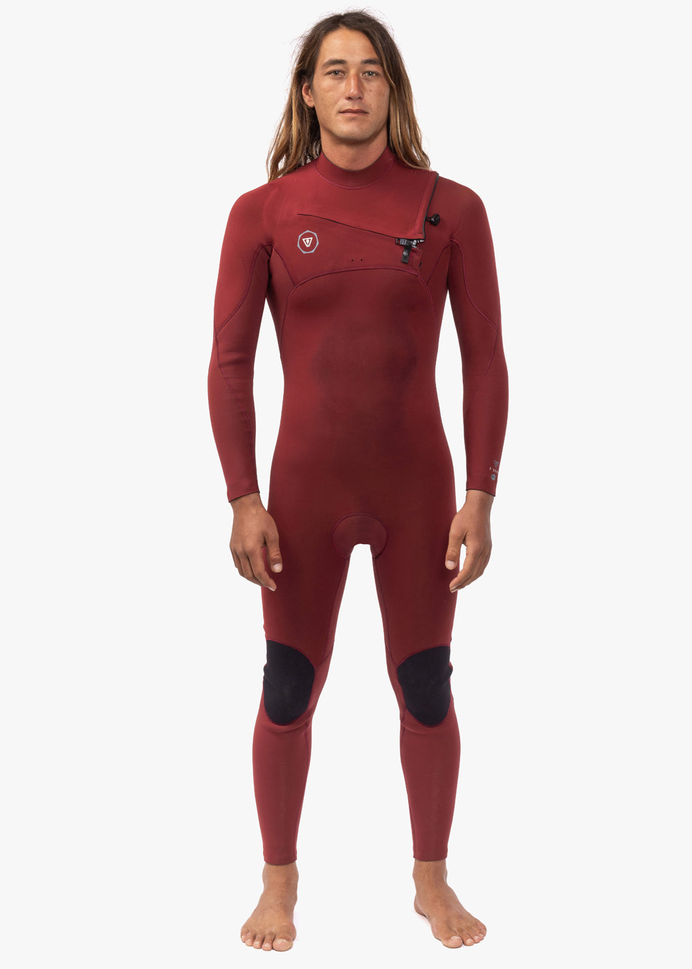 Vissla Seven Seas 5-4 Full Chest Zip - blood