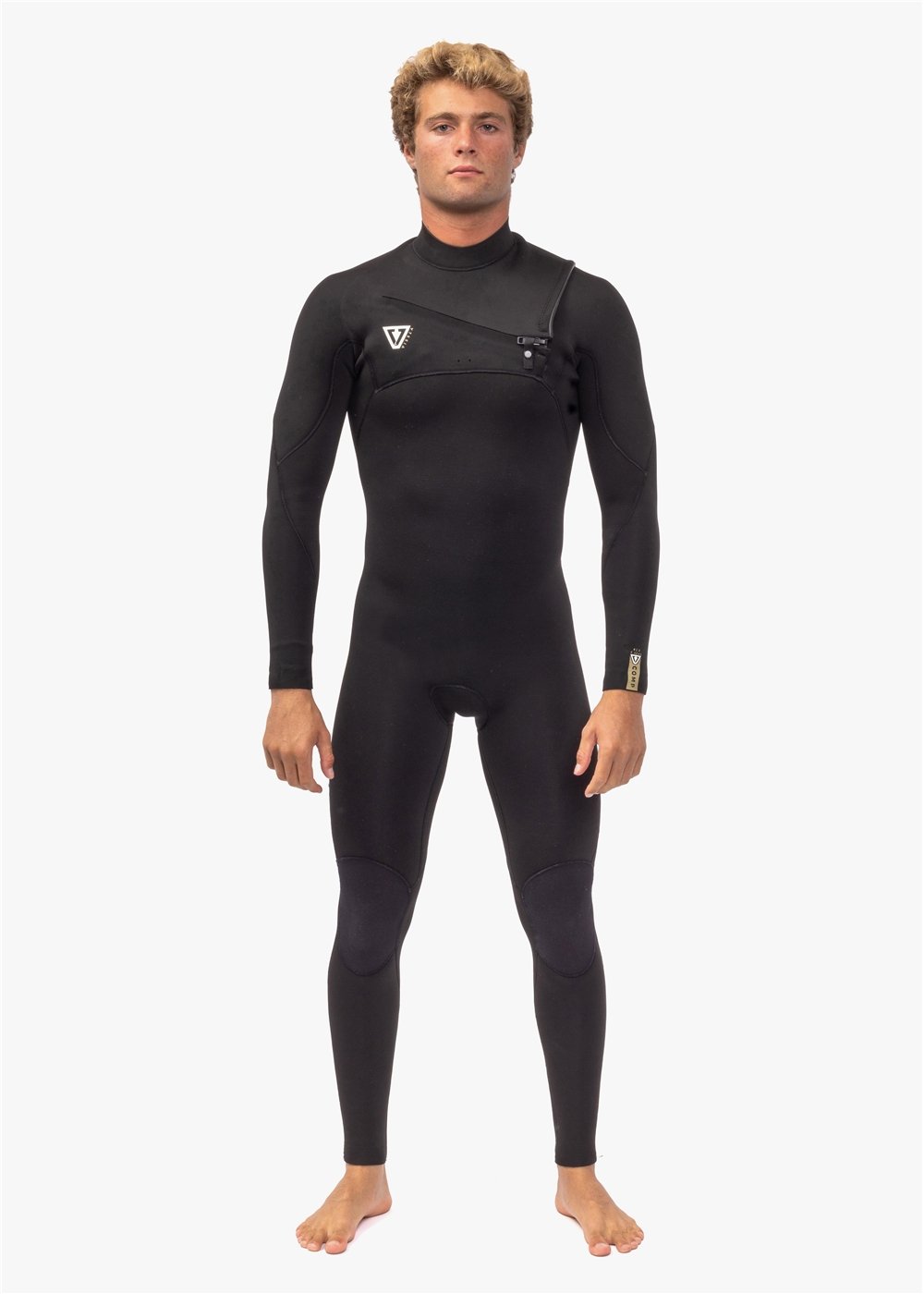 VIssla 7 Seas Comp 4-3 Chest Zip Full Suit - black2