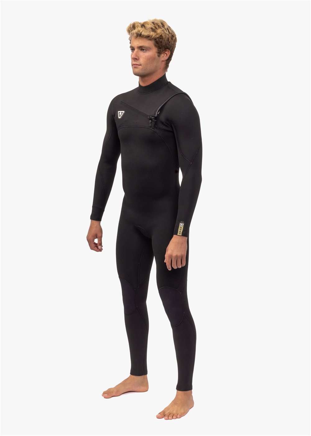 VIssla 7 Seas Comp 4-3 Chest Zip Full Suit - black2