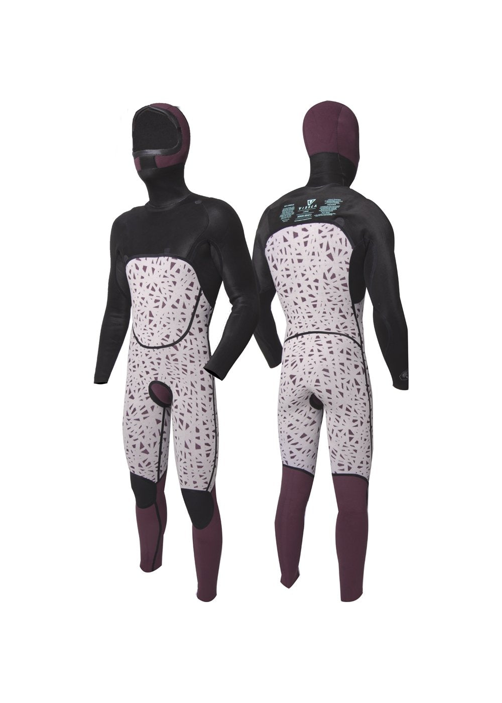 VIssla High Seas II 5/4 wetsuit interior design