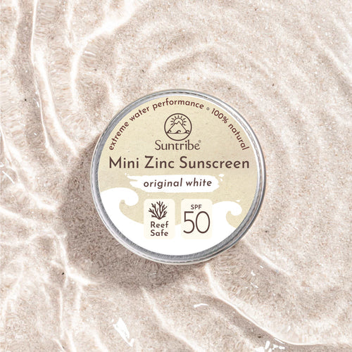 Suntribe Organic Mineral Face & Sport Mini Zinc Sunscreens SPF 50