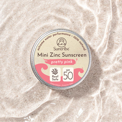Suntribe Organic Mineral Face & Sport Mini Zinc Sunscreens SPF 50