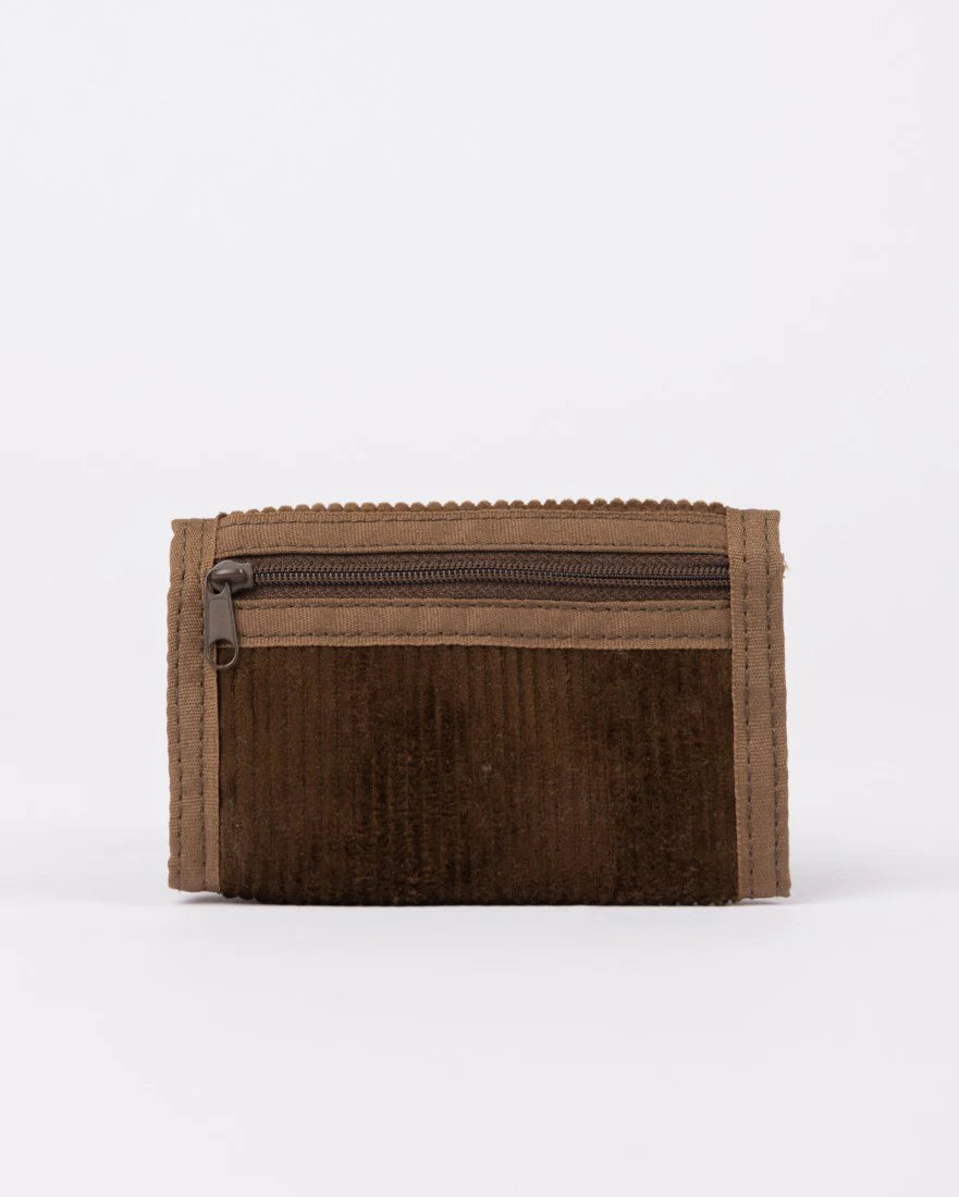 Rusty Frenzy Cord Tri Fold Cord Mens Wallet
