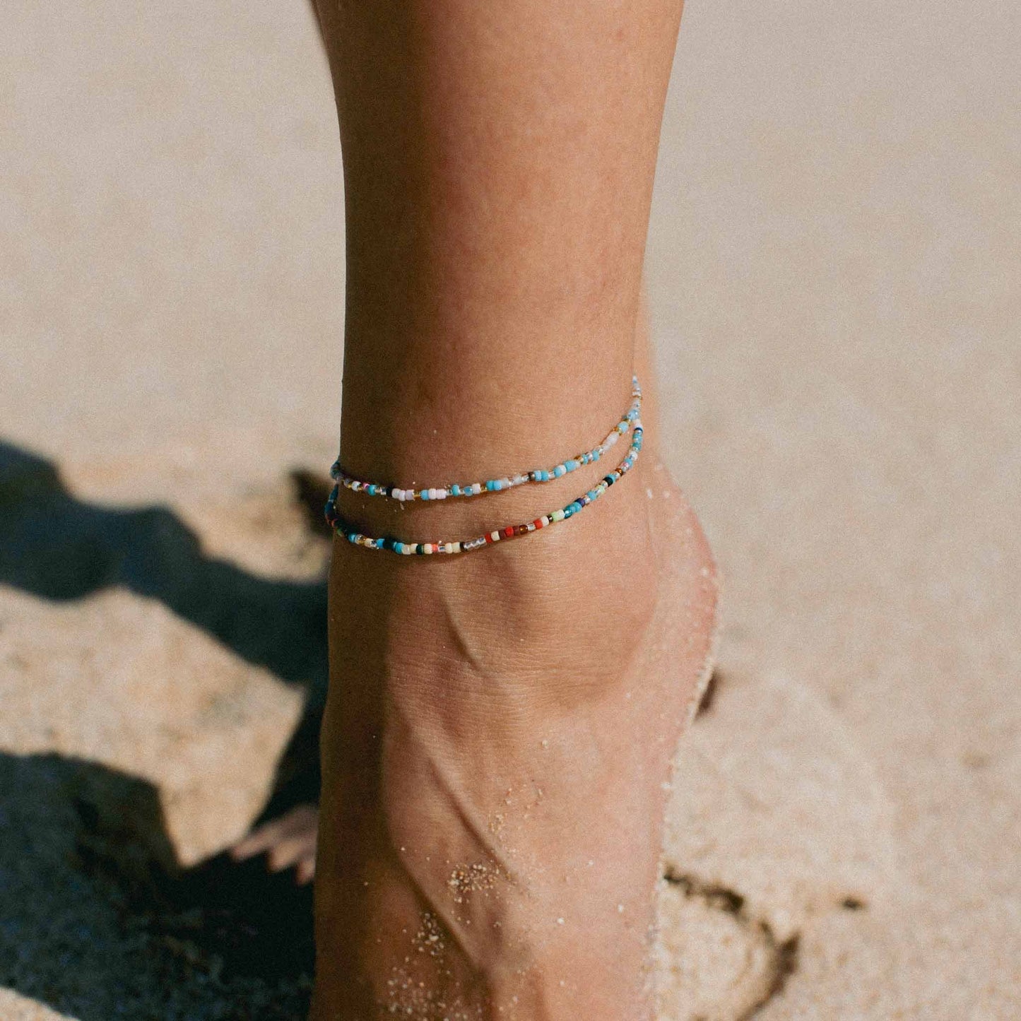Alila Dainty Colourful Beaded Anklet