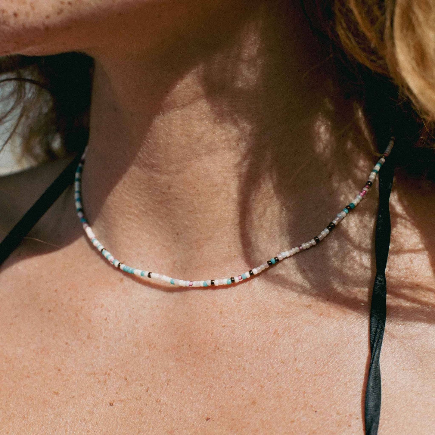 Alila Dainty Beaded Choker Necklace Design