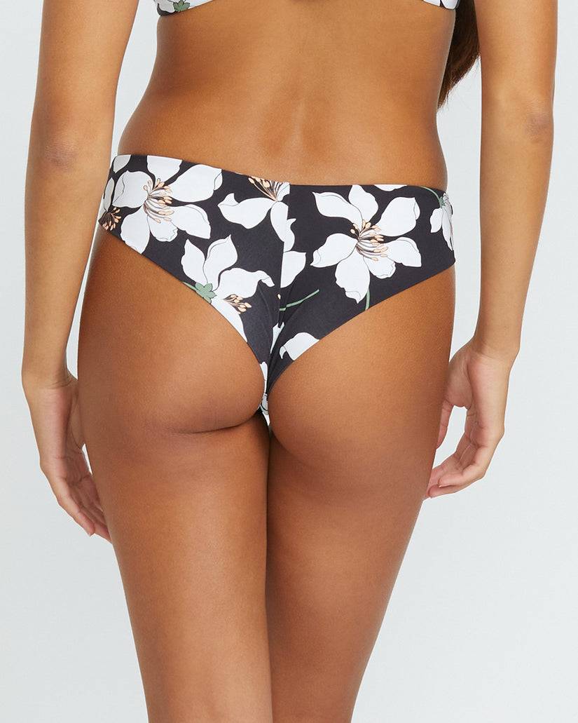 Volcom Midnight Lily Cheekini Bikini Bottom - Black