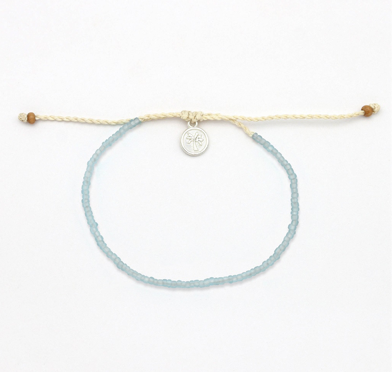 Pineapple Island Ka'anapali Frosted Glass Beaded Bracelet