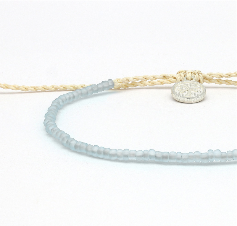 Pineapple Island Ka'anapali Frosted Glass Beaded Bracelet