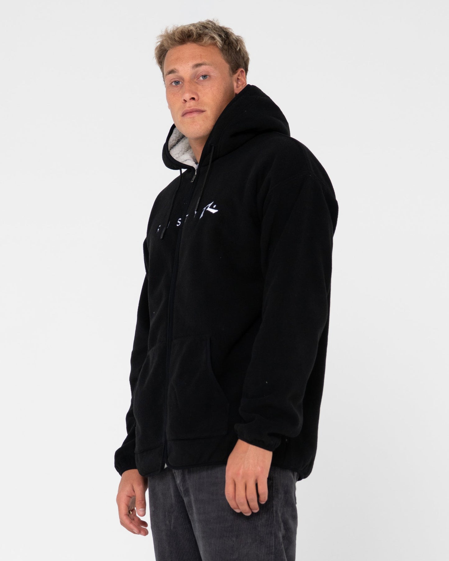 Rusty In Line Sherpsa Zip Thru Polar Fleece