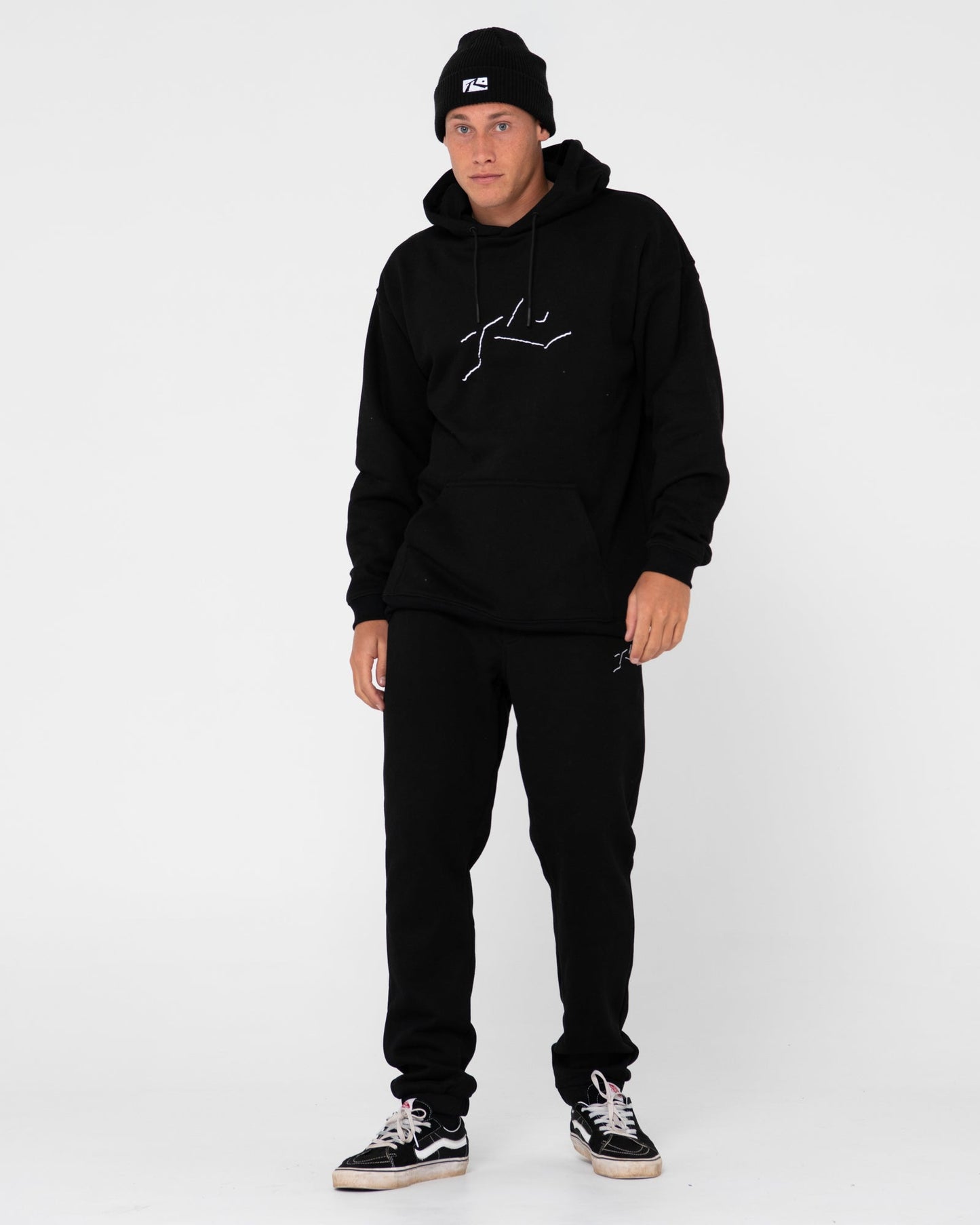 Rusty Shadow R Relaxed super fleece hoodie