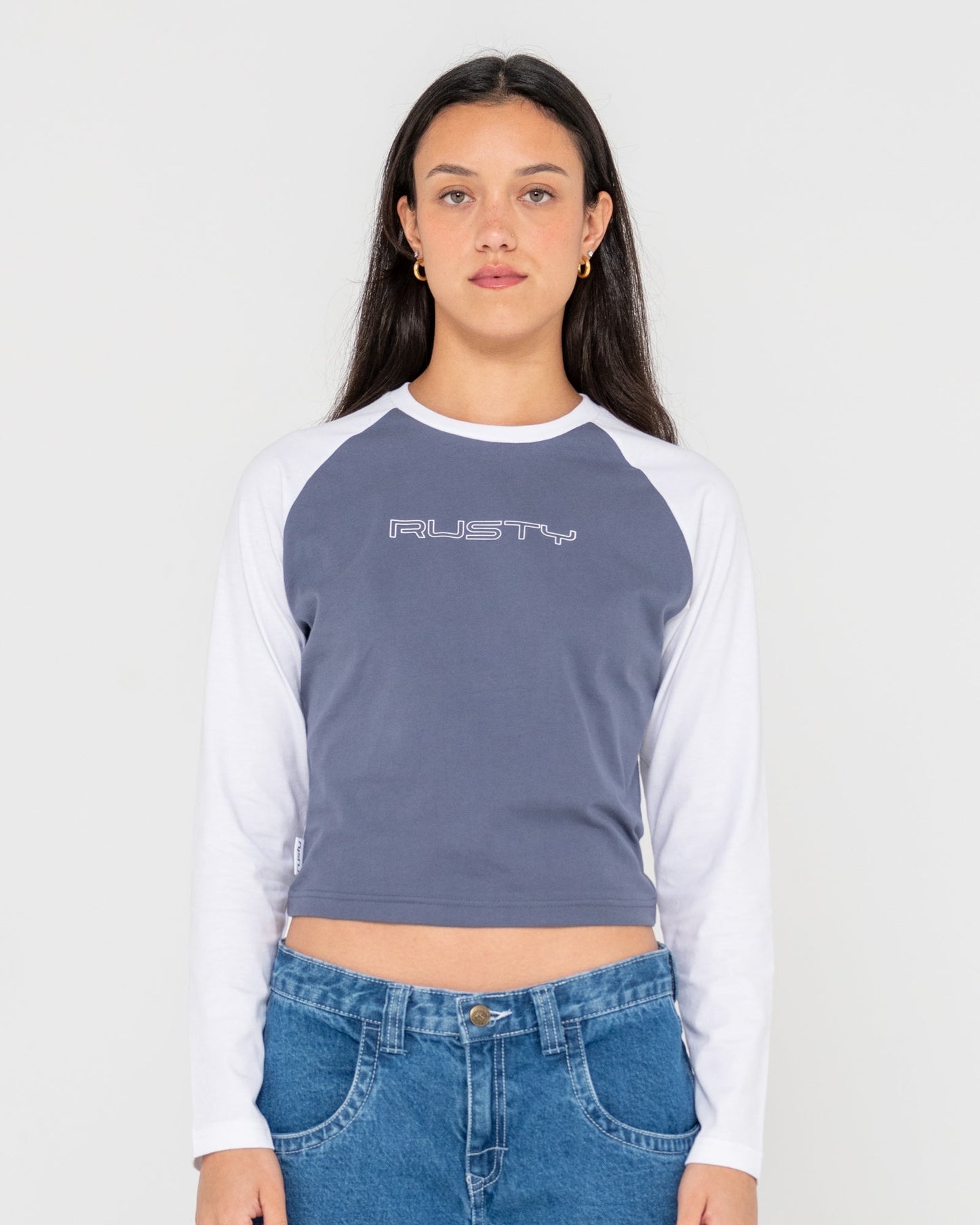 RustyTekky Long Sleeve Raglan Skimmer Tee