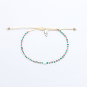 Pineapple Island Mutiara Dainty Beaded Pearl Bracelet - Turquoise