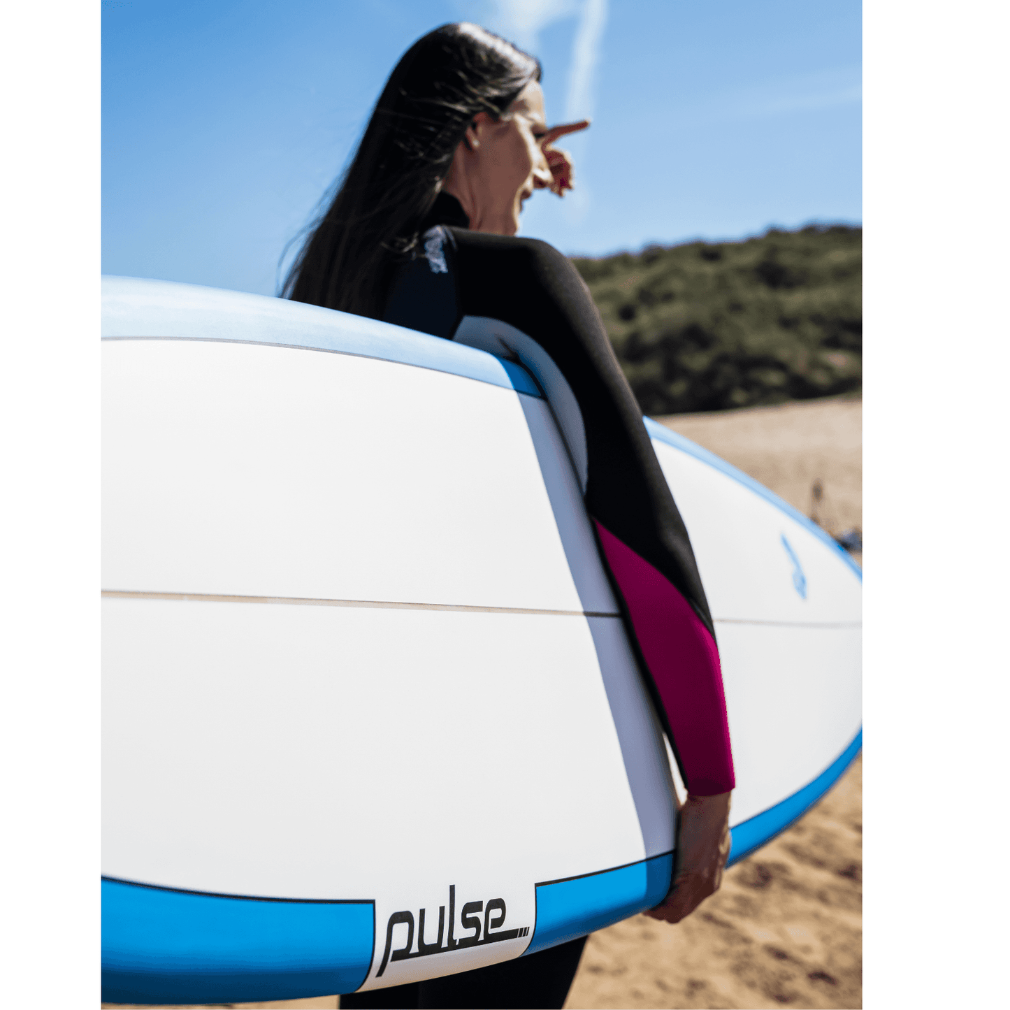 9ft Pulse Longboard Surfboard with FCSII Finboxes