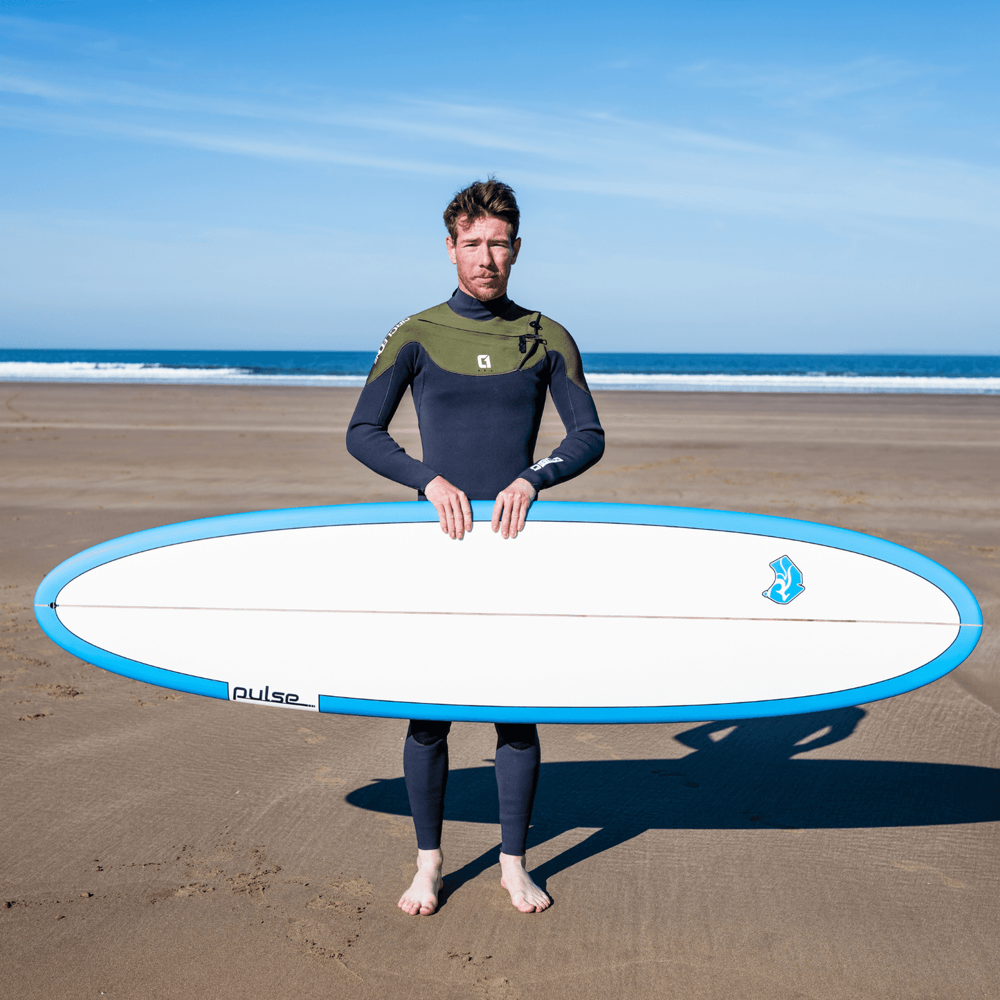 9ft Pulse Longboard Surfboard with FCSII Finboxes