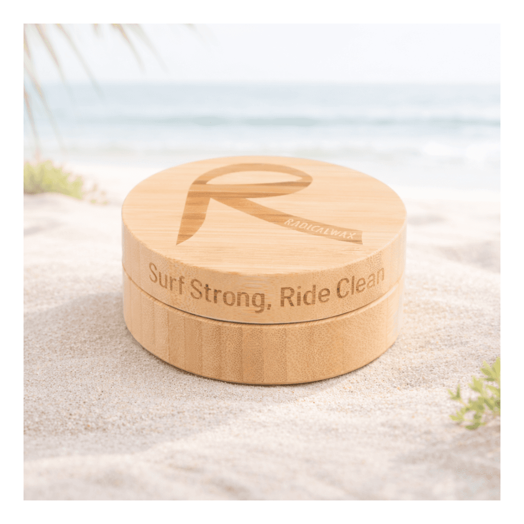 Bamboo Surf Wax Storage Tin by Rad Wax