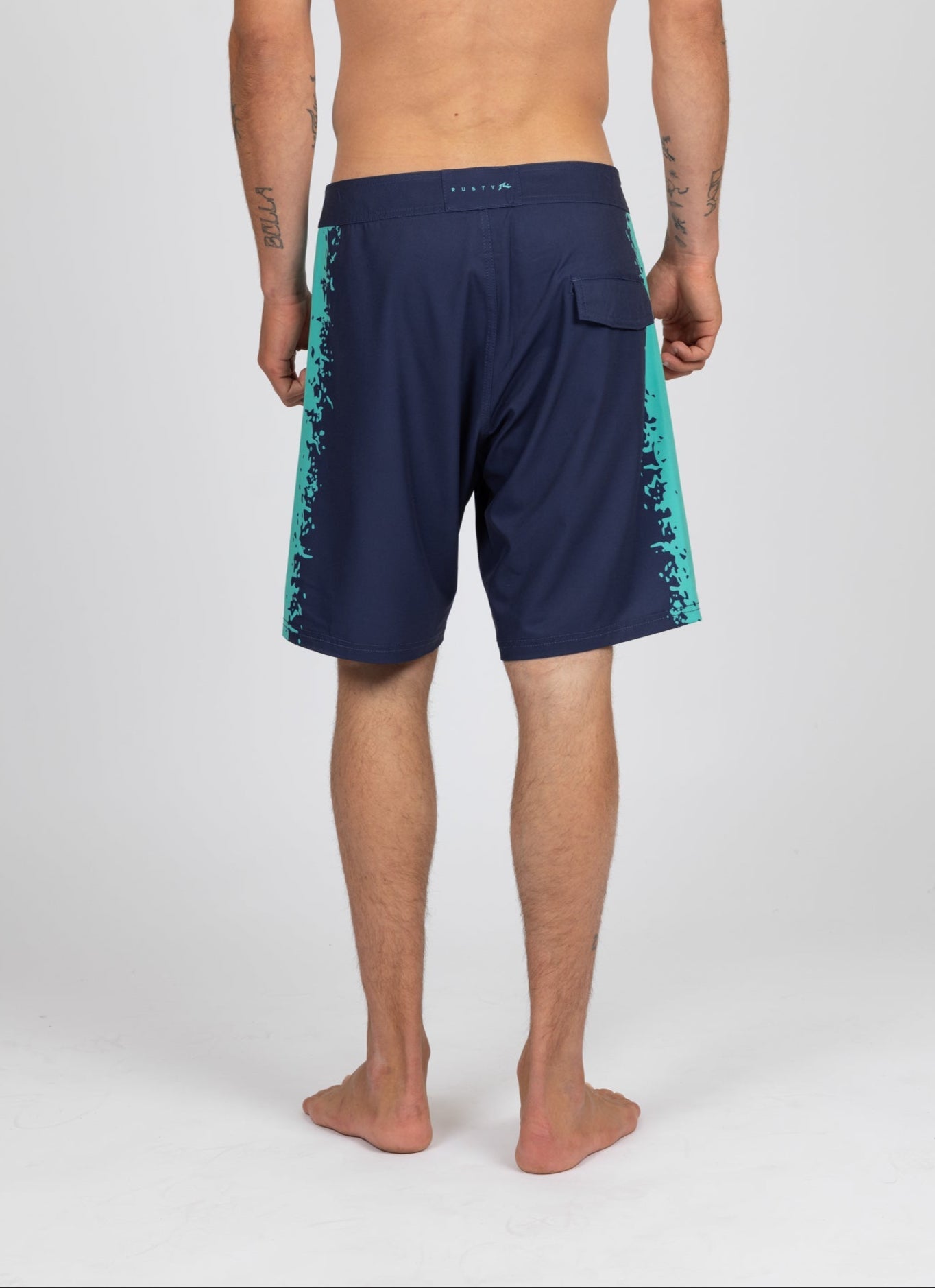 Rusty Cascade fixed waist boardshort - navy