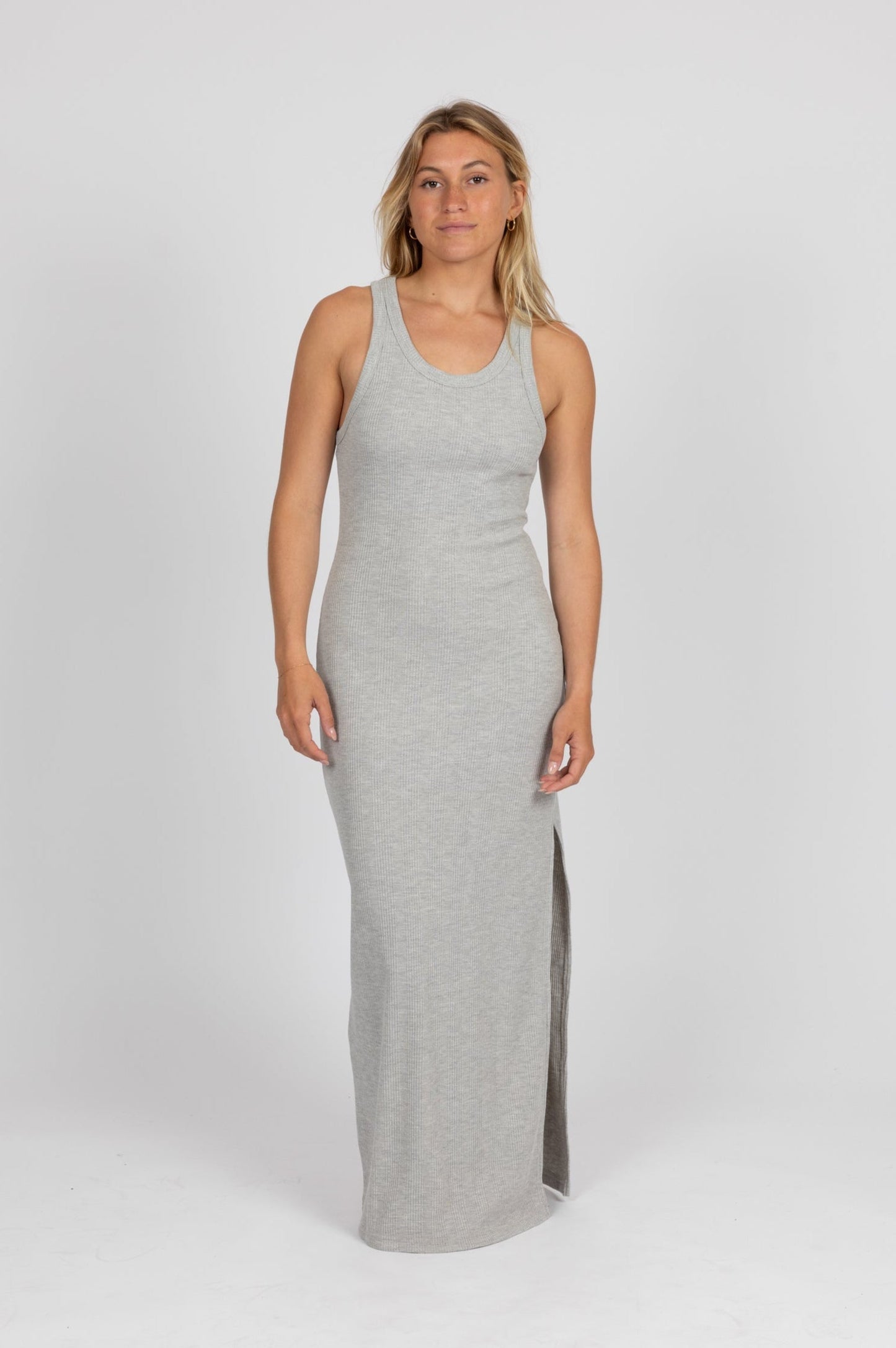 Rusty Sunset maxi dress - heather grey