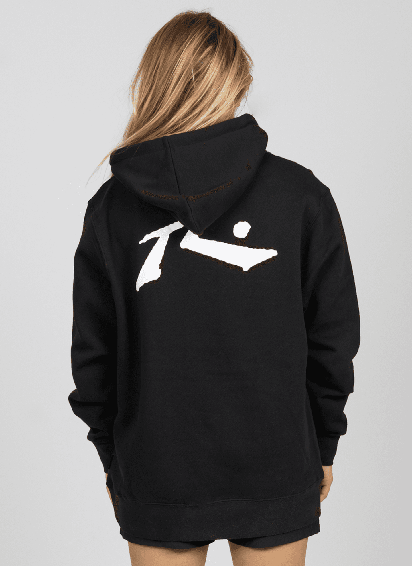 Rusty Baseline Boyfriend Fleece Hood - Black