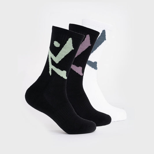 Rusty All Out Mid Calf Socks (3 Pack)