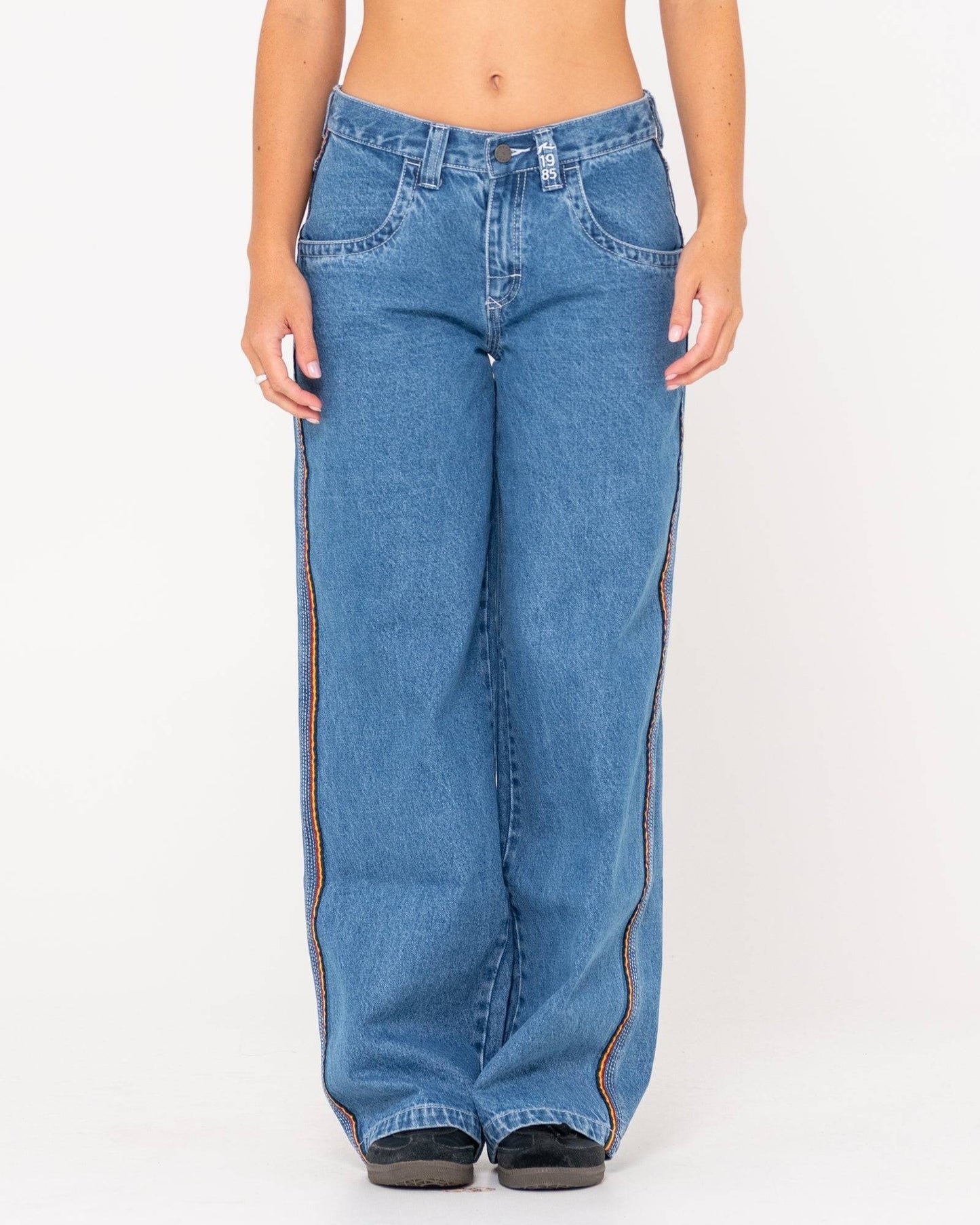 Rusty Flip Mommy Low Rise Jean