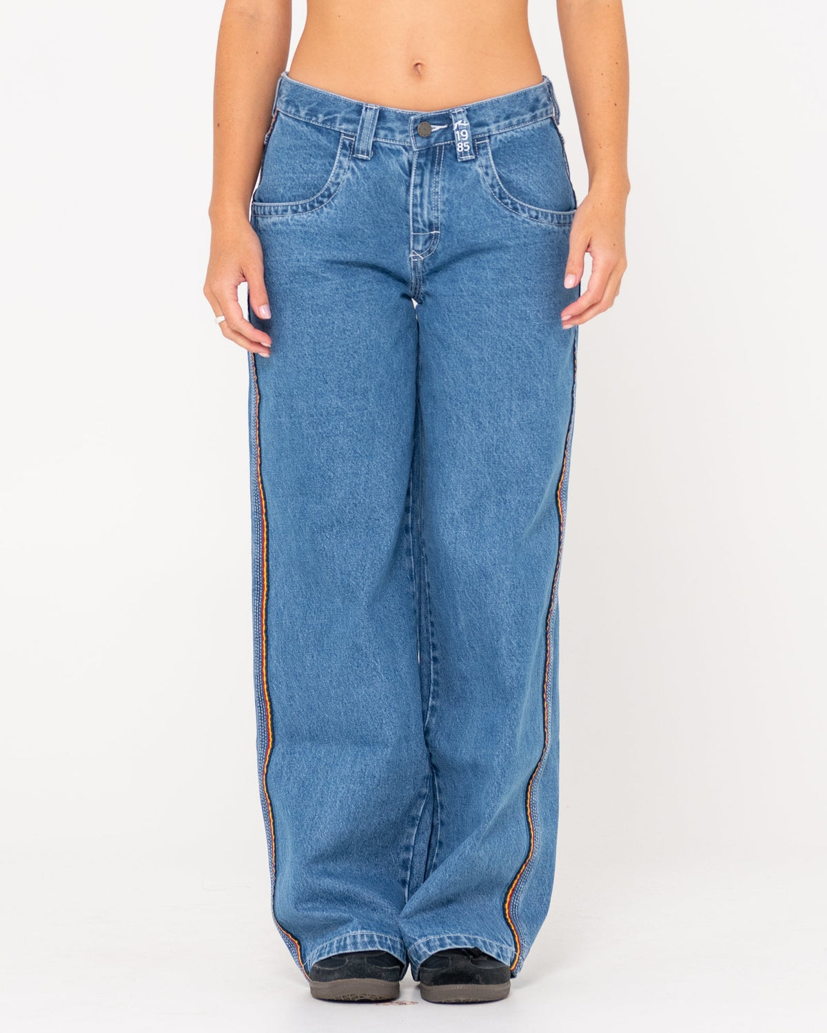 Rusty Flip Mommy Low Rise Jean