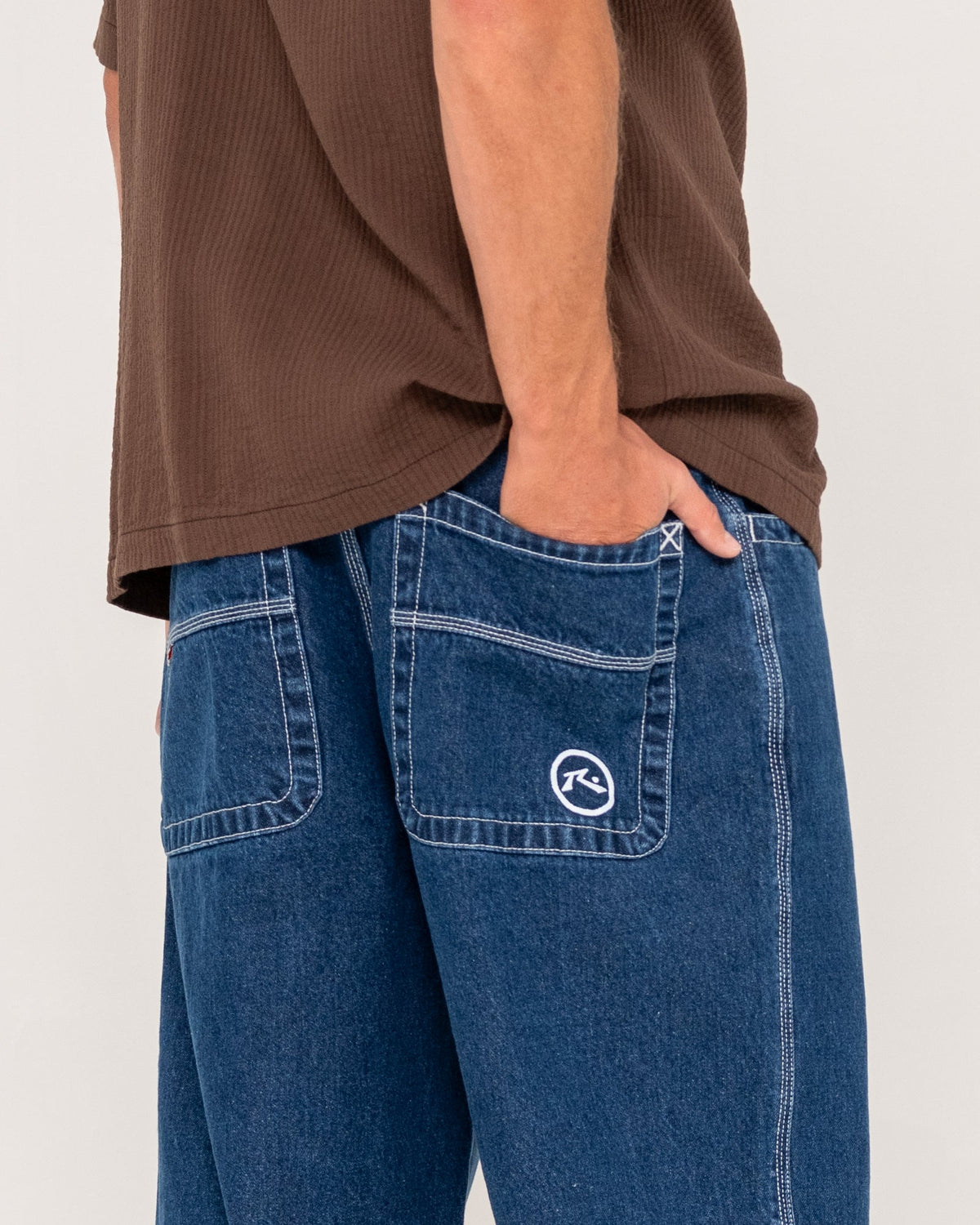 Rusty Flip Daddy Tapeless Baggy Jean