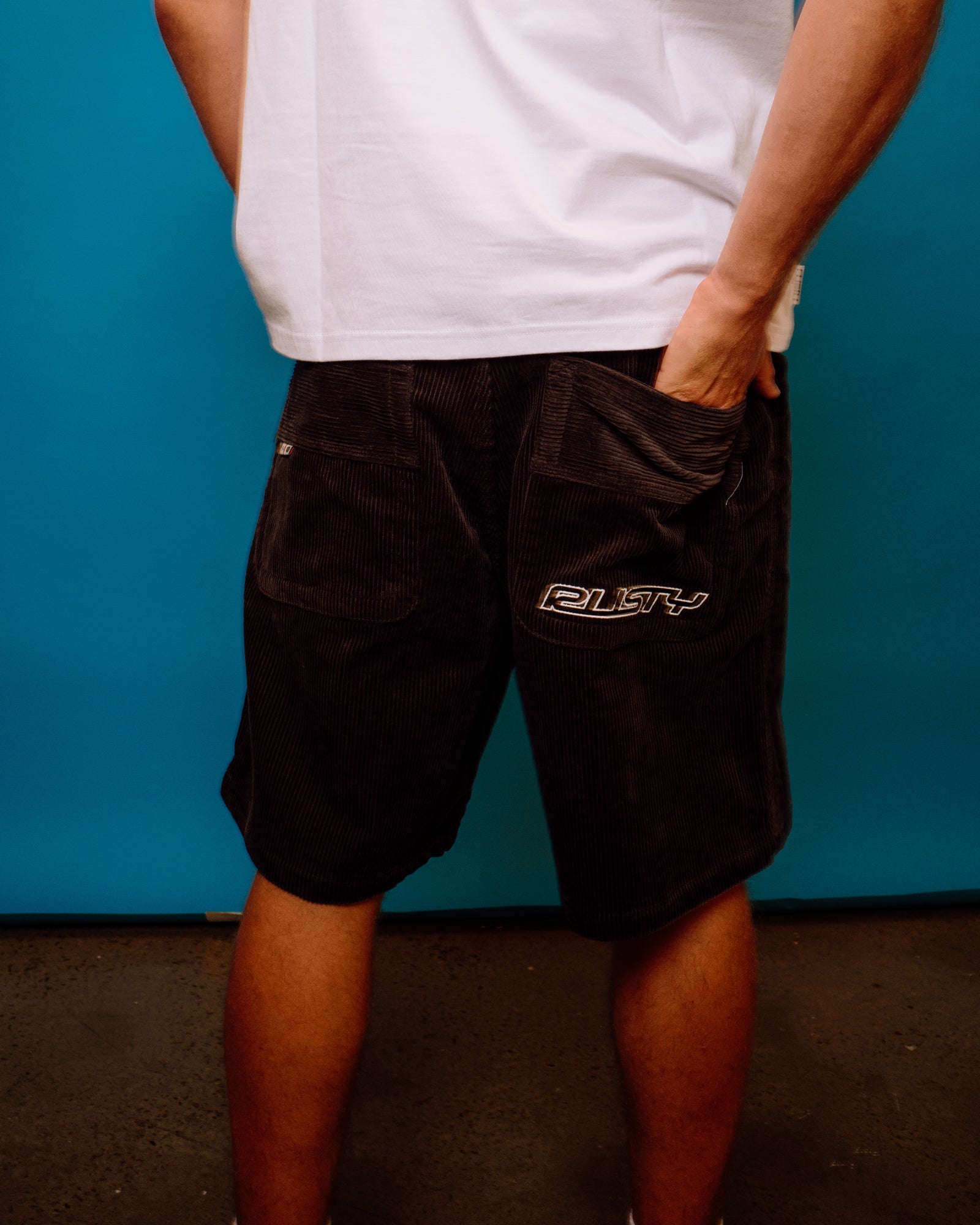 Rusty Baggy Corduroy Shorts - baggy corduroy shorts | 100% Cotton