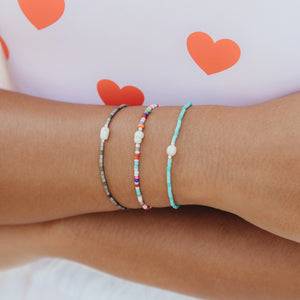 Pineapple Island Matira Freshwater Pearl Beaded Bracelet