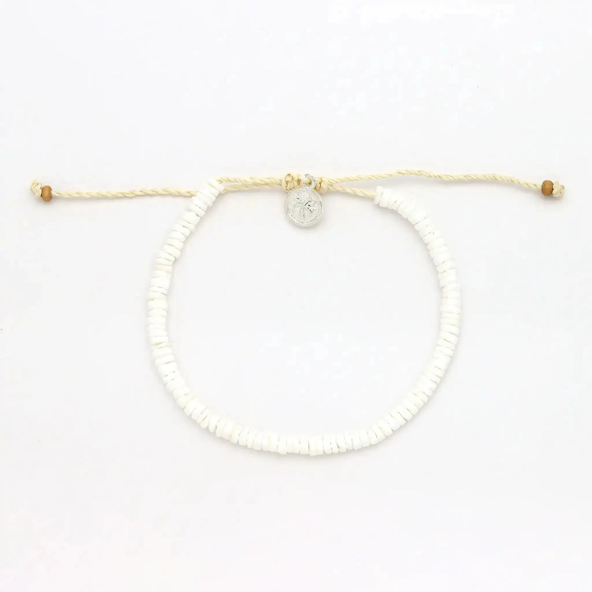 Padangbai White Puka Shell Bracelet