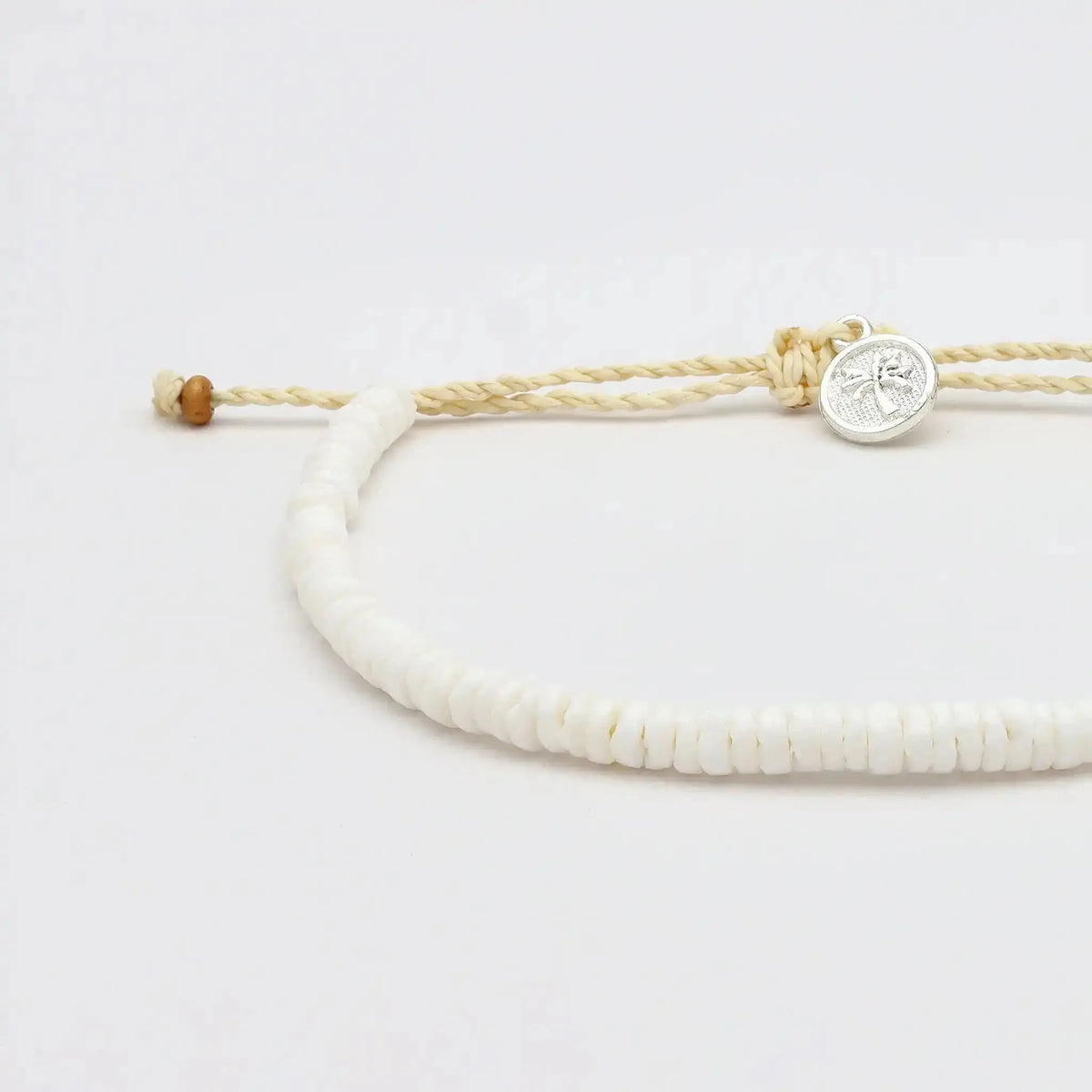Padangbai White Puka Shell Bracelet