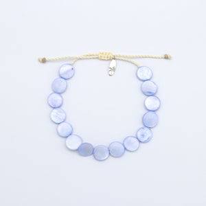 Pineapple Island Mother of Pearl Disc Bracelet